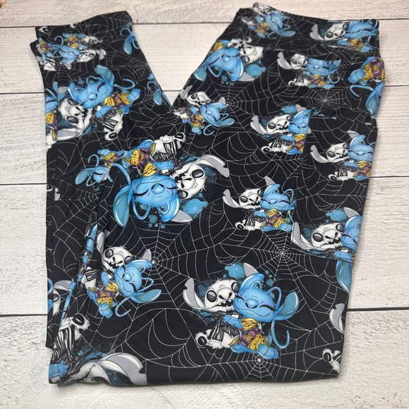 Adult OS Leggings Bundle #17 9 pair Skull Unicorn Floral Tie Dye Fun Prints - Picture 9 of 13